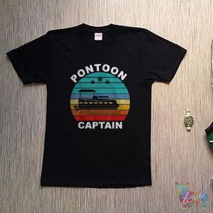 Pontoon Captain Shirt Vintage Gift Pontoon Boat